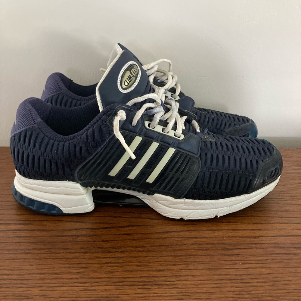 Adidas Men's Climacool 1 Navy and White Sneakers